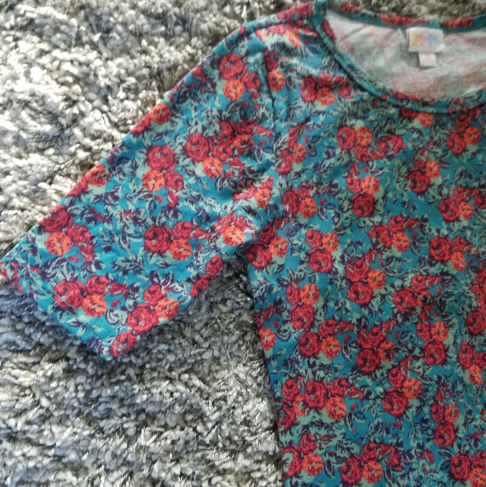 🥀 Lularoe Julia rose pencil dress Small